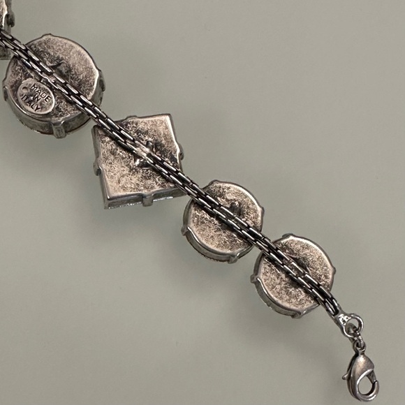 Furla | Vintage | Stunning Crystal Stone & Silver Bracelet - Picture 11 of 16